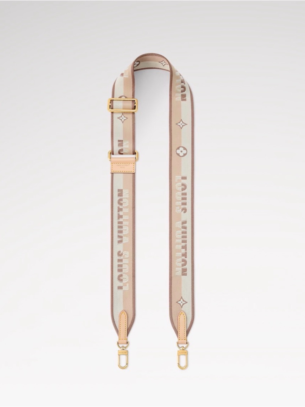 Louis Vuitton Beige Jacquard Logo Bandoulière